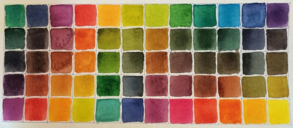 colors from 3 pigments